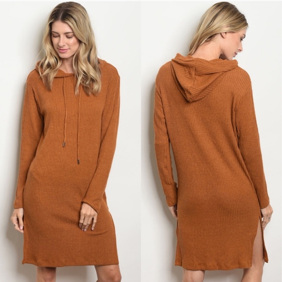Dresses & Skirts - 🛍Last 1! Pumpkin Soft Hoodie Sweater Dress